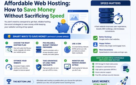 Affordable Web Hosting: How to Save Money Without Sacrificing Speed
