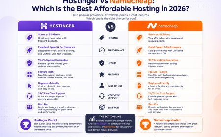 Hostinger vs Namecheap: Which Is the Best Affordable Hosting in 2026?