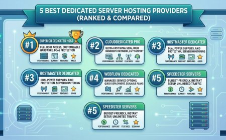5 Best Dedicated Server Hosting Providers (Ranked & Compared)
