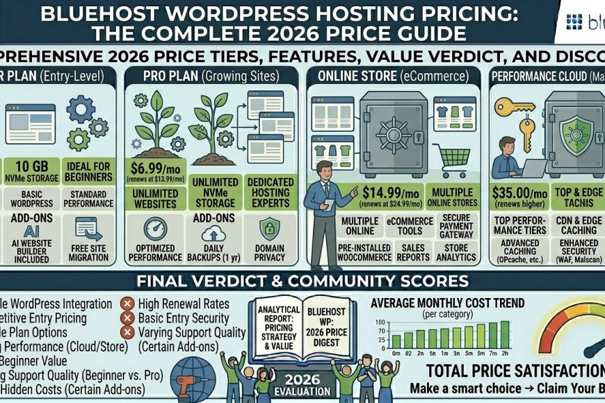 Bluehost WordPress Hosting Pricing: The Complete 2026 Price Guide