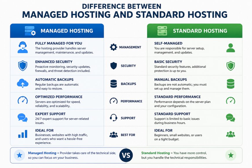 Managed vs. Standard Hosting: What Is the Real Difference?