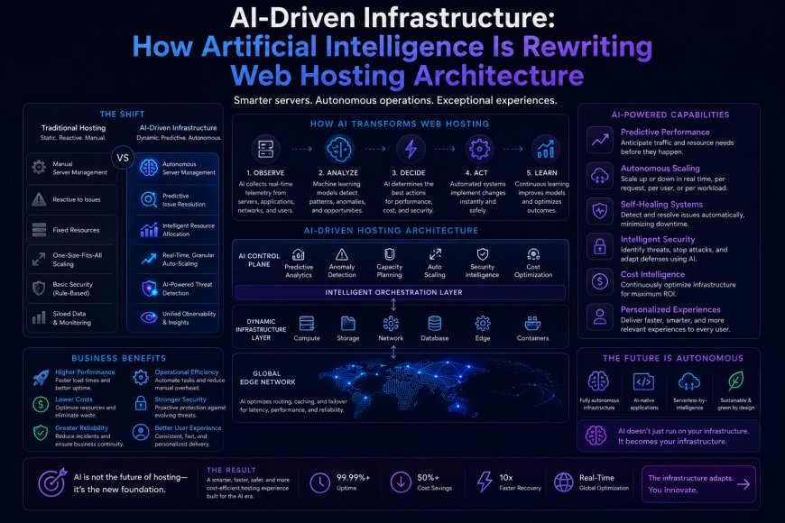AI-Driven Infrastructure: How Artificial Intelligence Is Rewriting Web Hosting Architecture