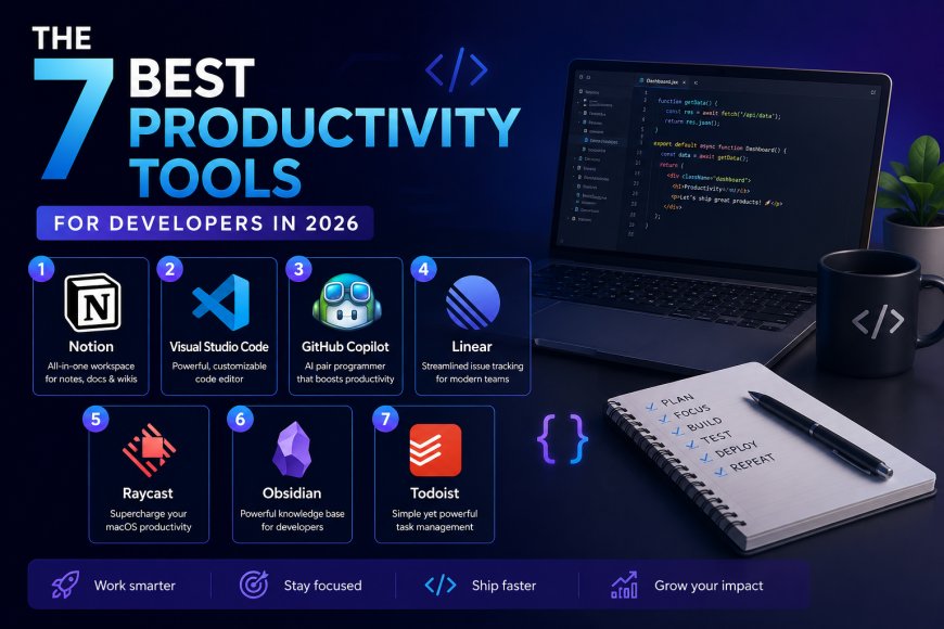 The 7 Best Productivity Tools for Developers in 2026