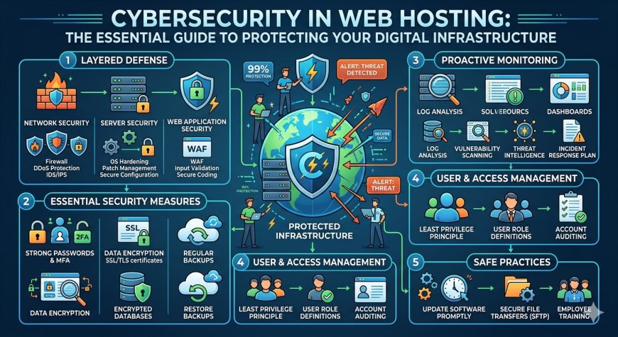 Cybersecurity in Web Hosting: The Essential Guide to Protecting Your Digital Infrastructure