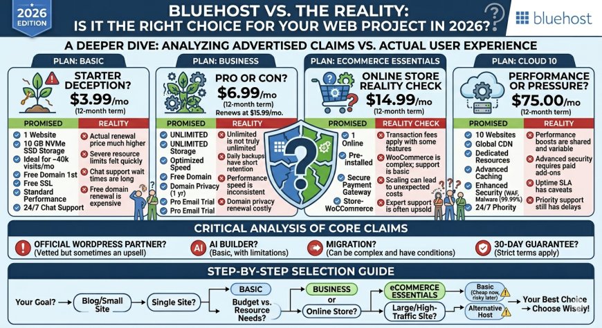 Bluehost vs. The Reality: Is It the Right Choice for Your Web Project in 2026?