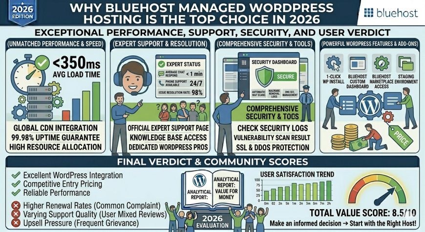 Why Bluehost Managed WordPress Hosting is the Top Choice in 2026