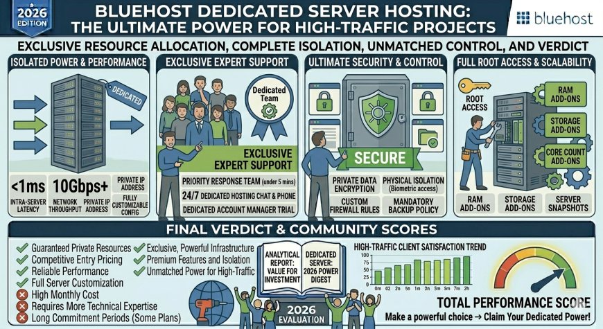 Bluehost Dedicated Server Hosting: The Ultimate Power for High-Traffic Projects