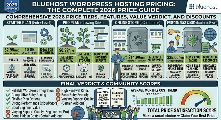 Bluehost WordPress Hosting Pricing: The Complete 2026 Price Guide